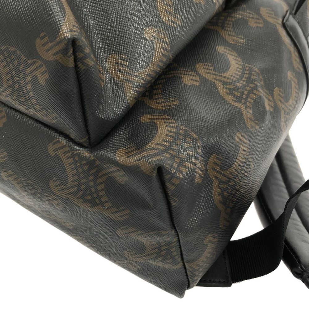 Celine Medium Backpack Triomphe Canvas Leather Ru… - image 5